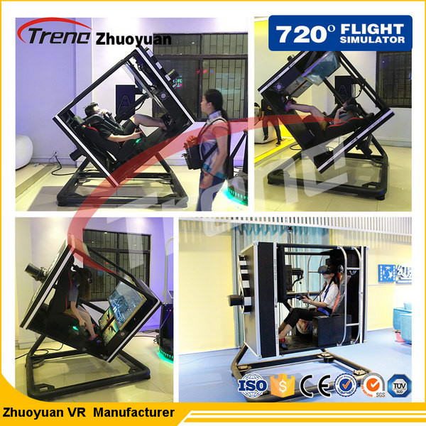 Shooting Battle VR Flight Simulator Single Player With 360 ° Rotating Platform