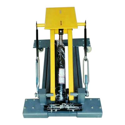 CE 3T  Hydraulic Transmission Jack Low Lift With 4 Legs Swivel Casters