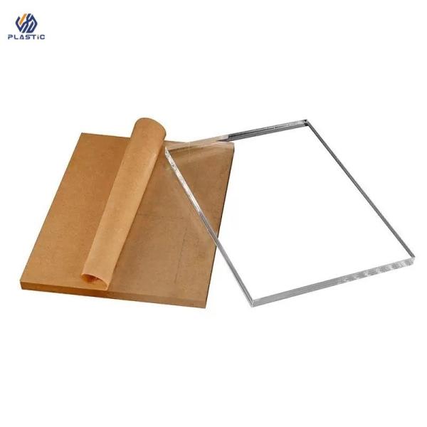 Paper Flim Clear Perspex Sheet Transparent Acrylic Panel Customized Logo