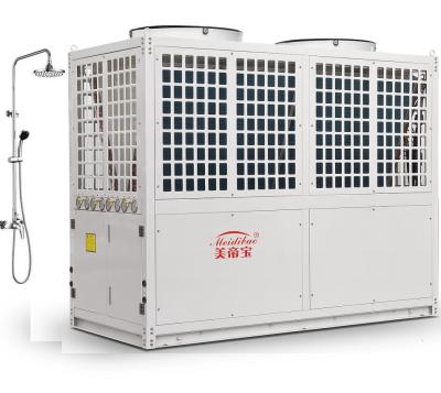 30HP Hot Water Heat Pump Low Temperature White / Dark Grey R410A Refrigerant