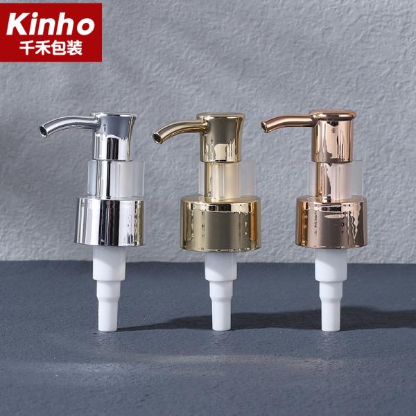 24/410 28/410 Soap Dispenser Pump Bathroom UV Coating Silver Lotion Pump