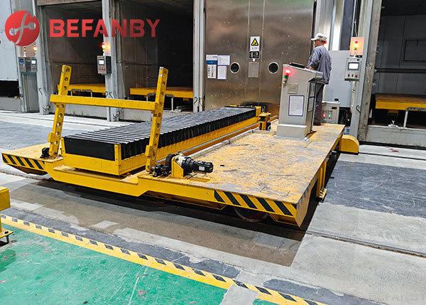 Intelligent Battery Operated Chain Conveyor  RGV Robot Transfer Cart