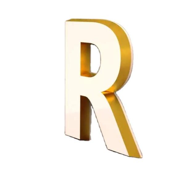 Wholesale Customized 3d Luminous Acrylic Letter External Illuminated Building Signs Led Channel 3d Letter