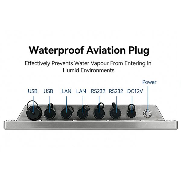 MJK 2026 15.6 Inch 4:3 Capacitive USB Interface LCD Touch Monitor New Waterproof VGA and VESA Hole Mounting