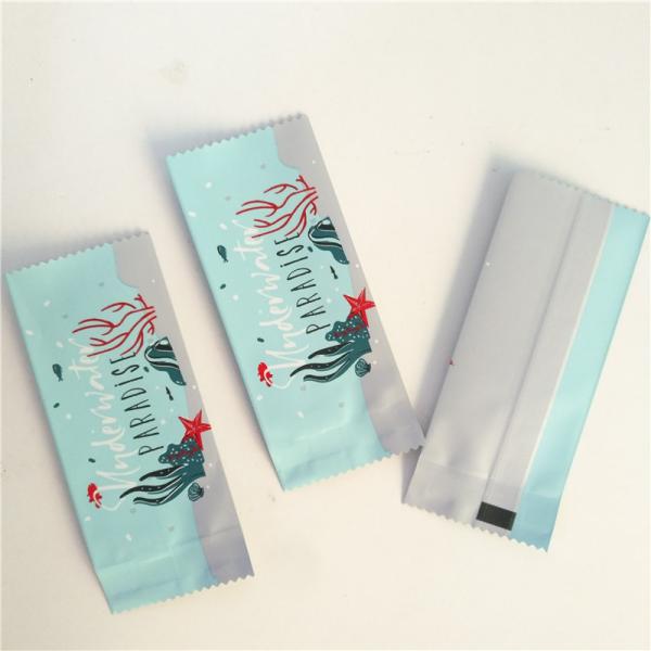 Parte traseira do OEM que sela o saquinho de empacotamento cor-de-rosa do pacote do picolé dos sacos da barra de chocolate para o alimento de petisco