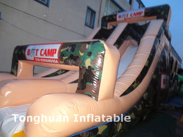 Custom Land Inflatable Obstacle Course Multi Style Challenge Run Equipment for Parks Schools Corporate Events Outdoor Activities and Rental Operations