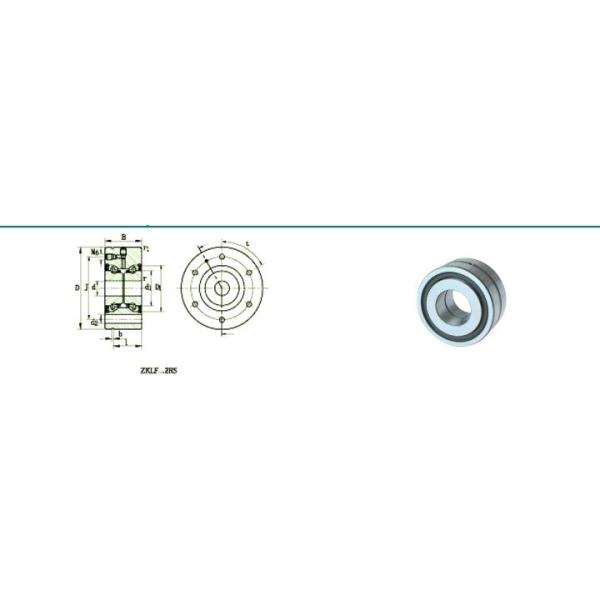 Two Way ZKLF3590-2RS Thrust Angular Contact Bearing Combined Screw Support Bearing