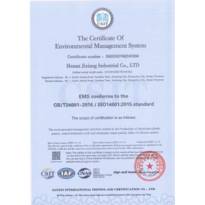 Henan Jixiang Industrial Co., Ltd Certifications