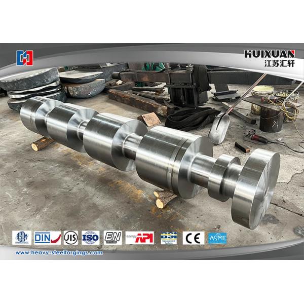 Marine Diesel Engine Air Compressor Alloy Steel Crankshaft