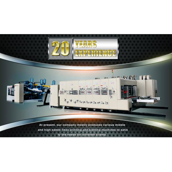 Fully Automatic Carton Making Machine , 380v Electrical Corrugated Box Machine