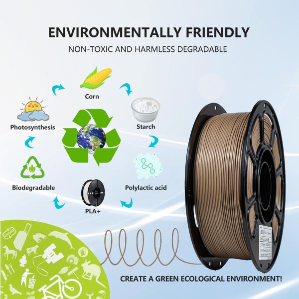 Tolérance de ±0,02 mm Filament PLA 1KG Poids Net Compatible avec les imprimantes FDM pour l'impression 3D
