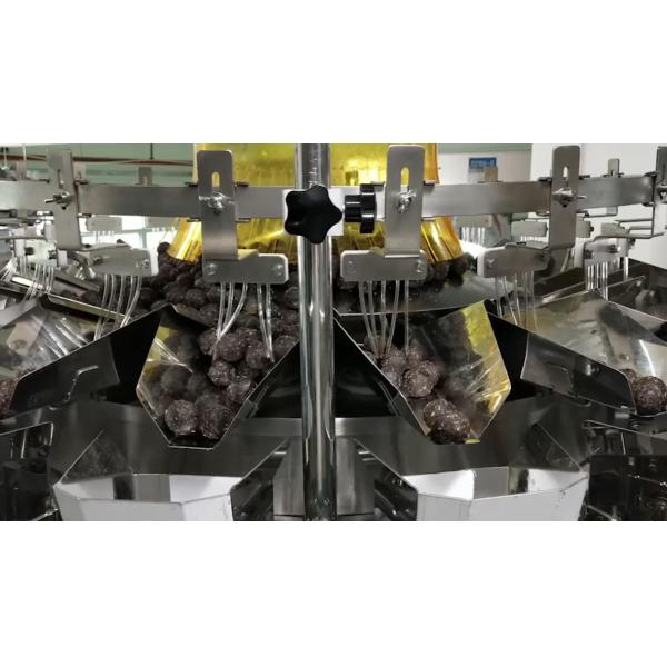 Завалка чашки шоколада закуски частицы главного Multihead Weigher 20 блочная форменная и герметизируя машина