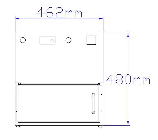 Смола OEM УЛЬТРАФИОЛЕТОВАЯ леча коробку отсутствие длины высоты 462mm Меркурия 480mm