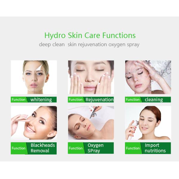 La máquina 3 en 1 Oxy Peel elimina las arrugas Blackhead revitaliza el dispositivo facial de la piel