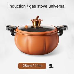 28CM Large Capacity Iron Kitchen Pressure Cooker Maifan Stone Non Stick Coating