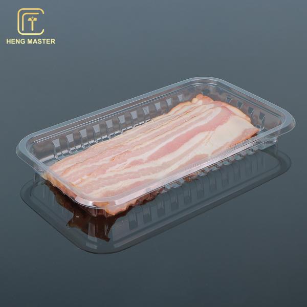 Food Grade Plastic Disposable Fruit Tray PP Plastic For Frozen Meat