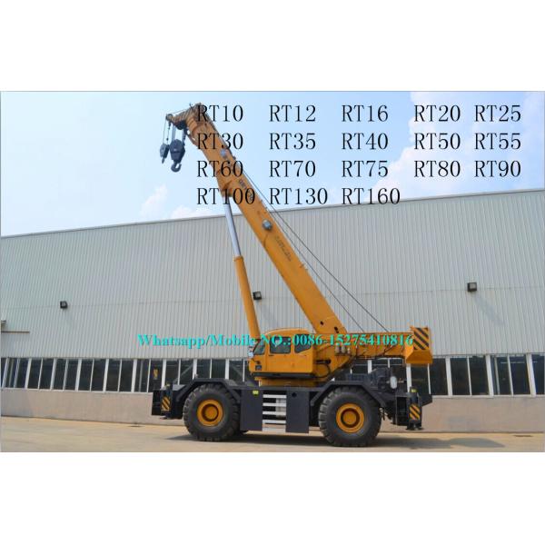 SANY XCMG Hydraulic 120 Ton Mobile Crane / Off Road Crane Energy Saving RT120U