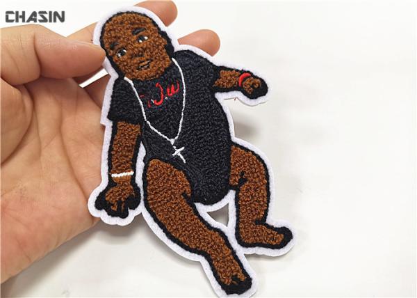 Image Chenille Embroidery Patches Custom No Minimum Size 10cmX6cm