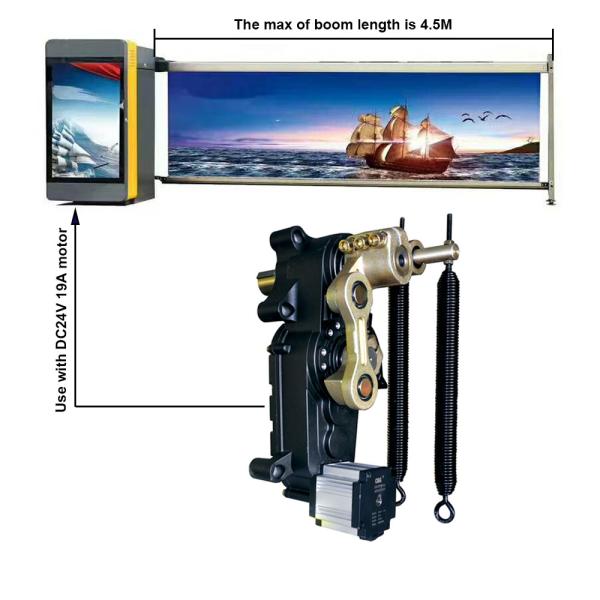 1000 м или более низкая высота Автоматические флаковые барьерные ворота для коммерческой рекламы