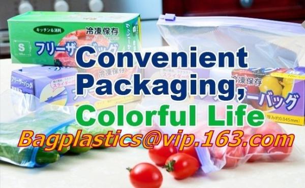 Plastic Slider Bags with k Zipper bags, grape packaging bags slider zipper fruit bag, Fruit Fresh Keeping Reusable