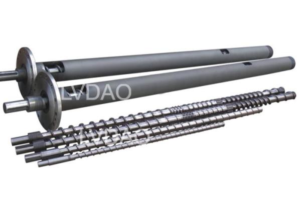 EVA PVC Plastic Auxiliary Equipment Screw Barrel 240-300kg/H Capacity Industrial
