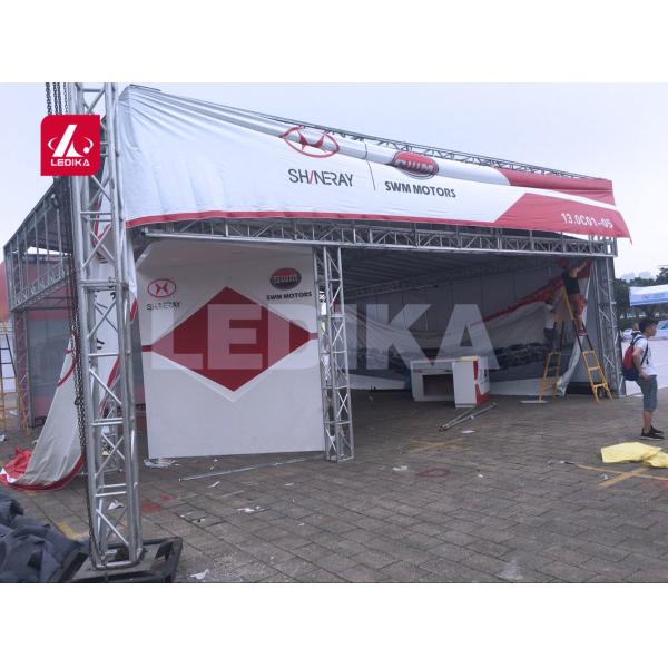 Durable Strengthen Box Truss System Aluminium Stage Truss For Commodity Fair