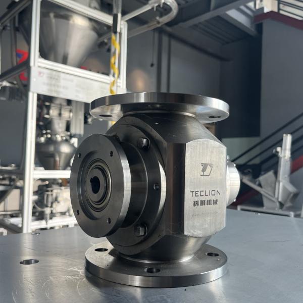 Hygiène Valve rotative à haute température écluse industrielle pour mesure des poudres