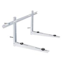 Universal fácil de instalar en la pared exterior soporte de montaje para la unidad de condensación de aire acondicionado en blanco