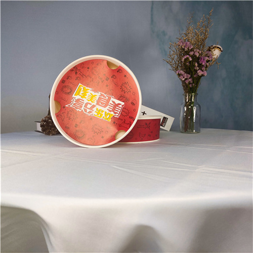 Biodegradable Kraft Paper Food Packaging Box Take Away Paper Bowl