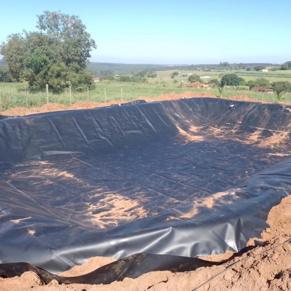 Tanque de cultivo de camarões Geomembrana de HDPE de largura de 2 a 8 m e material 100% virgem