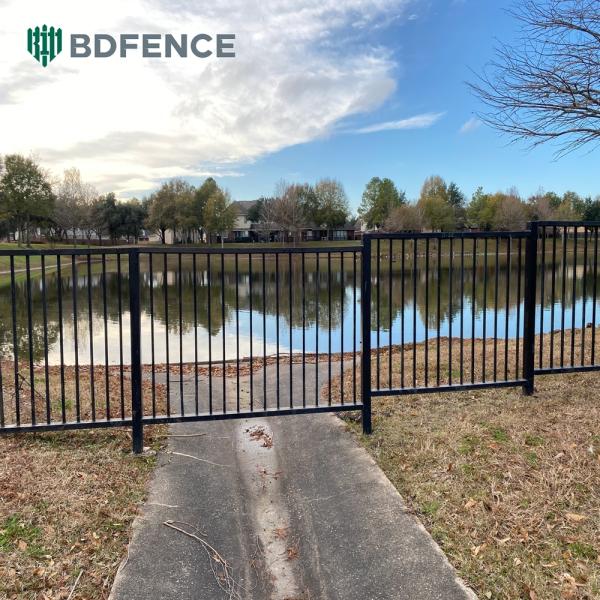 Noise-Blocking Tubular Steel Fence Quiet Barrier