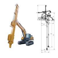 望遠鏡式掘削機 望遠鏡式 25m 30m 32m 掘削機用のクラムシェルバケット