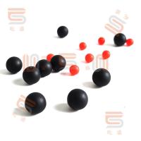 Solide en gros adapté aux besoins du client élastique de boule en caoutchouc de silicone de nbr de fkm