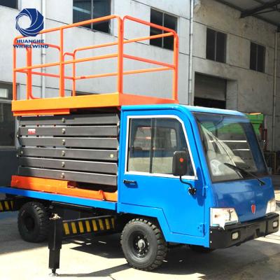 A construção elétrica Scissor o elevador automotor Scissor a plataforma de trabalho