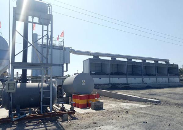 Road Construction Hot Asphalt Mixing Plant 220V / 380V Environmental Protection