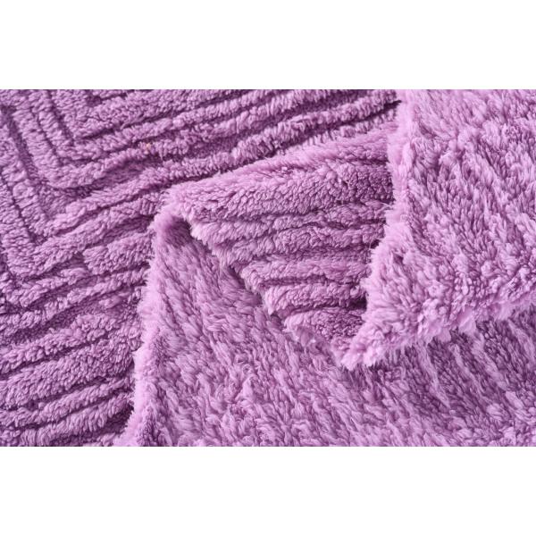 wholesale faux jacquard soft cotton fleece fabric for clothing blankets for winter pillows cushion