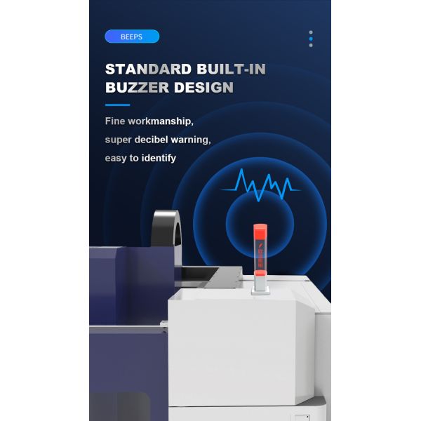 Tour lumineuse de machine rouge orange avec feux à LED 24V DC et alarme sonore pour machine CNC