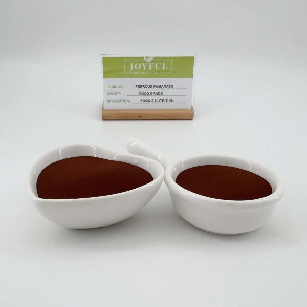 FDA Approved Iron Ferrous Fumarate Raw Material CAS 141-01-5 Food Grade