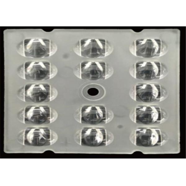 SMD 3030 Chips LED Street Light Components Lenses 14 In 1 With 65*130 Degree