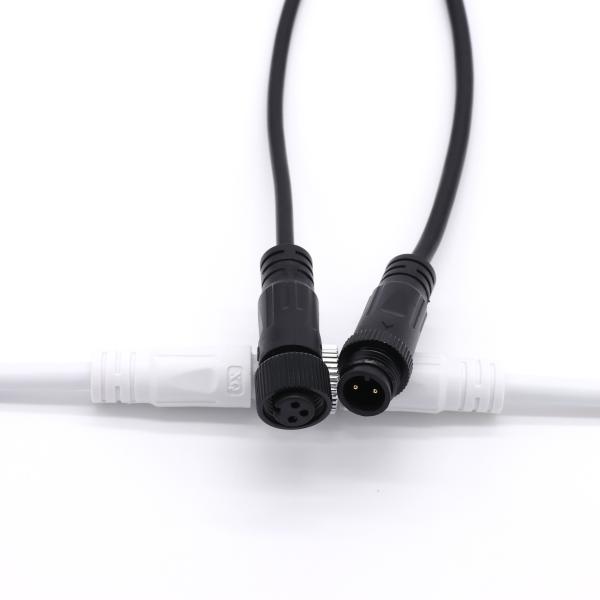 Automotive Screw Waterproof Connector Industrial Metal M12 IP67 8 Pin
