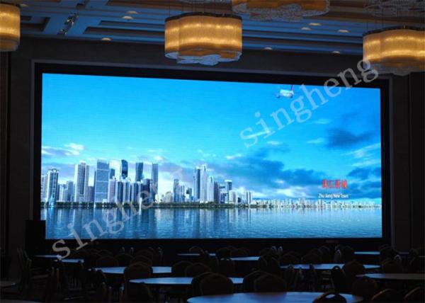 Excellent Heat Dissipation Led Advertising Display , Led Screen Wall P4 Full Color