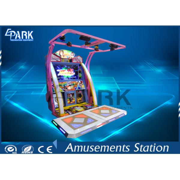 Fashion Amusement Dance Hero Arcade Machine For 1 - 2 Player 400W