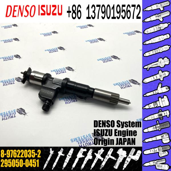 Rail Fuel Injector Assembly 295050-0450 295050-0451 8-97622035-2 8-97622035-0 8-97622035-1 For ISUZU