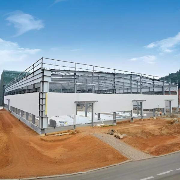 All Types Steel Structure Buildings Designed Manufactured Shopping Mall Commercial Center Industrial Workshop Warehouse