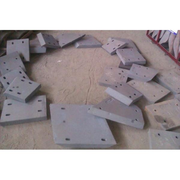Industrial White Iron Castings / Chute Liners Sand Castings Hardness More Than HRC58