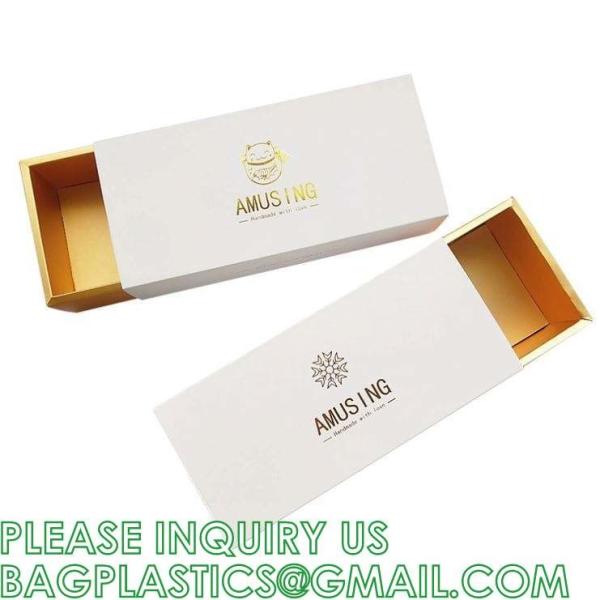 Rectangle Drawer Kraft Boxes Small Cardboard Present Packaging Boxes For Party Favor Treats, Candy And Jewelry Crafts