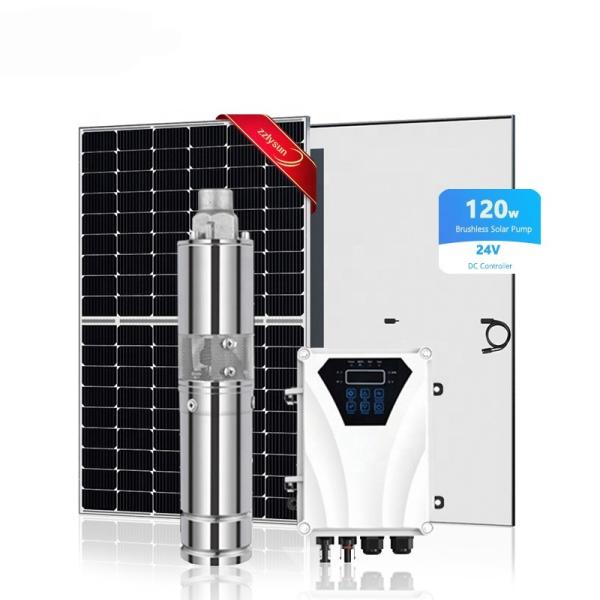 Deep well Solar pump 200W  500W 750W for deep well dc submersible solar water pump system for irrigation