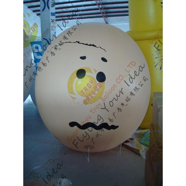 2.5m Thickness PVC Large Inflatable Balloons Fire Resistance For Outdoor Decorations