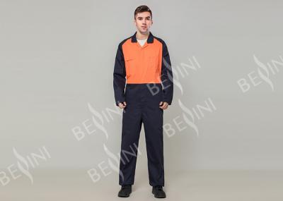 Double Stitching Safety Work Clothes High Visable Orange Jacket Bib Pants Suit
