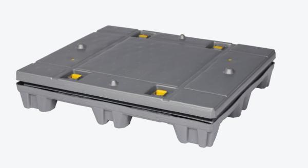 returnable packaging automotive Customized height logistic plastic sleeve pack pallet box autopack korea